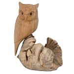 Статуэтка из дерева сова Animals of the World варинант исполнения - 2 | Loft Concept в Краснодаре