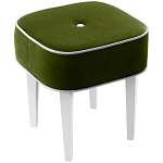 Квадратный мягкий пуф на белых ножках Winton Pouf Square варинант исполнения - 1 | Loft Concept в Краснодаре
