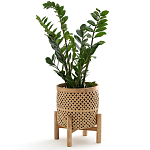 Кашпо на ножках из бамбука Bamboo Decor варинант исполнения - 2 | Loft Concept в Краснодаре