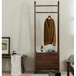 Вешалка деревянная с 2- мя ящиками Moon Walnut Furniture варинант исполнения - 1 | Loft Concept в Краснодаре