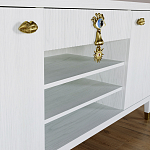 Комод-буфет Elsa Dreams White с открытыми полками   варинант исполнения - 5 | Loft Concept в Краснодаре