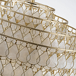 Люстра многоярусная с декором из натуральной морской ракушки Iridescent Light варинант исполнения - 7 | Loft Concept в Краснодаре