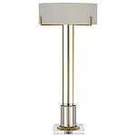 Настольная лампа на прозрачном основании Light Flowing Up варинант исполнения - 2 | Loft Concept в Краснодаре