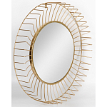 Зеркало круглое настенное в металлической оправе Modern Mirror Space варинант исполнения - 2 | Loft Concept в Краснодаре