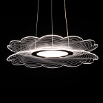 Люстра с прозрачным волнистым плафоном в форме цветка Ethereal Bloom варинант исполнения - 6 | Loft Concept в Краснодаре