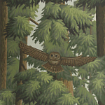 Обои ручная роспись Redwoods Colourway SC-281 on scenic paper варинант исполнения - 2 | Loft Concept в Краснодаре