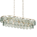 Люстра овальной формы с каскадом из декоративных элементов Harmony of Light варинант исполнения - 2 | Loft Concept в Краснодаре