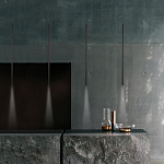 Подвсеной светильник светодиодный металлический цилиндрической формы Высота 100 см Trumpet tube варинант исполнения - 6 | Loft Concept в Краснодаре