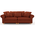 Мебельная ткань Шенилл терракотовый цвет 138 см T4-44 варинант исполнения - 4 | Loft Concept в Краснодаре