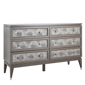 Комод в стиле неоклассика с 6-ю ящиками Ravenia 6 Серый