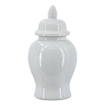 Ваза с крышкой однотонная Высота 31 см Chinoiserie Ceramics варинант исполнения - 12 | Loft Concept в Краснодаре