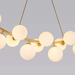 Люстра подвесная с белыми лампами в форме шара Felicitat варинант исполнения - 2 | Loft Concept в Краснодаре