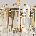 Люстра многоярусная с овальными прозрачными подвесками 36 см Harmonica варинант исполнения - 6 | Loft Concept в Краснодаре