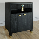 Комод Elsa Dreams Black Двухстворчатый  варинант исполнения - 1 | Loft Concept в Краснодаре