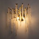 Бра золотого цвета с ветвями и хрустальными подвесками FAIRYTREE Light варинант исполнения - 2 | Loft Concept в Краснодаре