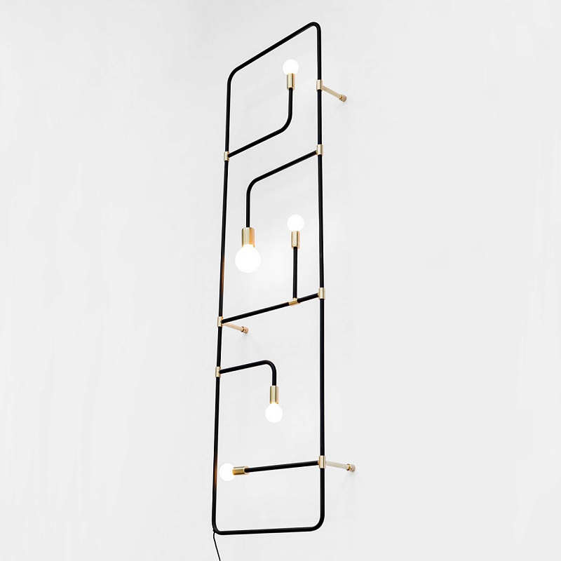 Бра Beaubien 05 by Lambert & Fils Черный Золотой в Краснодаре | Loft Concept 