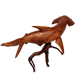 Статуэтка акула-молот деревянная Hammer варинант исполнения - 2 | Loft Concept в Краснодаре