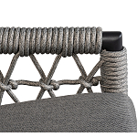 Кресло уличное темно-серое Street Bliss варинант исполнения - 4 | Loft Concept в Краснодаре