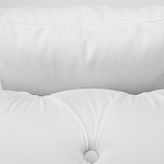 Кресло низкое с мягкой обивкой из велюра на 4-х ножках из массива березы Sophie Armchair white варинант исполнения - 4 | Loft Concept в Краснодаре