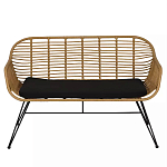 Кушетка плетеная из ротанга Wicker Сouch варинант исполнения - 1 | Loft Concept в Краснодаре