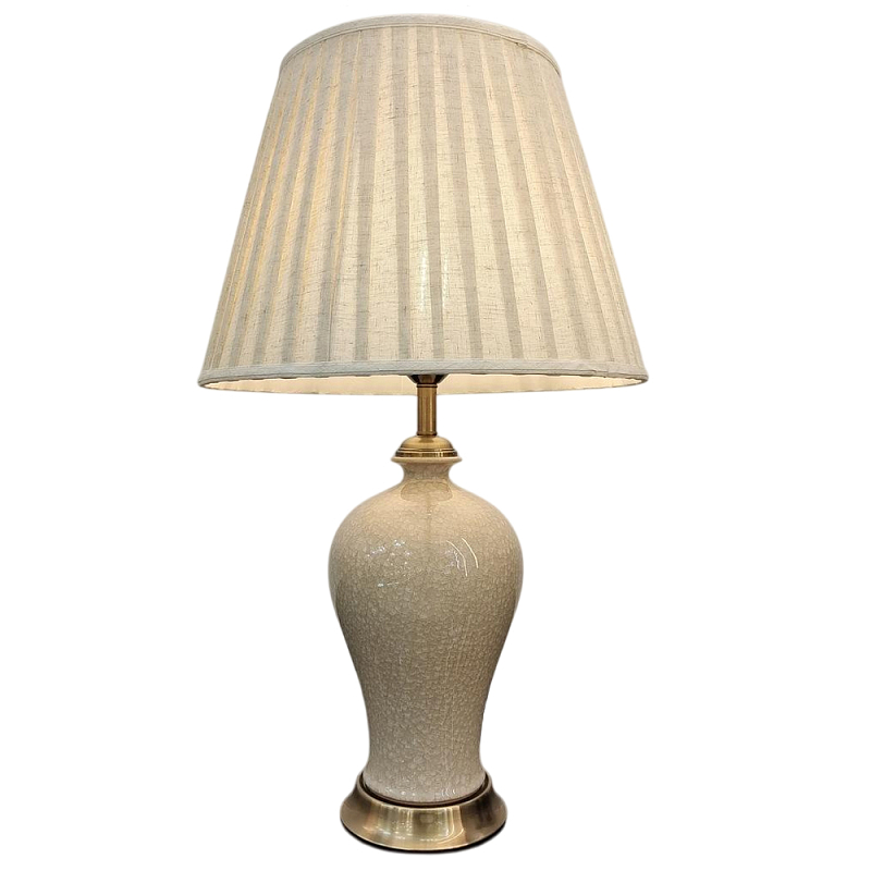 Настольная лампа керамическая с бежевым абажуром Light Beige Mood Бронза Бежевый Настольная лампа керамическая с бежевым абажуром Light Beige Mood Бронза Бежевый в Краснодаре | Loft Concept