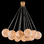 Люстра подвесная круглая с сферическими плафонами из натурального камня Glowing Spheres варинант исполнения - 13 | Loft Concept в Краснодаре