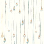 Мебельная ткань Велюр Raindrops White 145 см N 1003 варинант исполнения - 1 | Loft Concept в Краснодаре