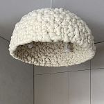 Вязаный подвесной светильник из шерсти Dome Wool Lamp  варинант исполнения - 3 | Loft Concept в Краснодаре