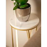 Столик дизайнерский Beige marble варинант исполнения - 5 | Loft Concept в Краснодаре