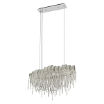 Люстра подвесная с металлическими цепочками и изогнутыми металлическими дугами 72 см Atlantis Chain варинант исполнения - 4 | Loft Concept в Краснодаре