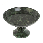 Фруктовница большая из натурального камня Змеевик Шабровский Natural Stone Fruit Bowls варинант исполнения - 2 | Loft Concept в Краснодаре