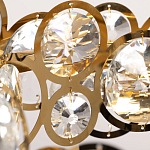 Люстра подвесная из золотых колец 57 см Golden Circles варинант исполнения - 10 | Loft Concept в Краснодаре