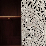 Шкаф с орнаментом ручная резьба из дерева Indian Antique Furniture  варинант исполнения - 3 | Loft Concept в Краснодаре