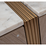 Комод с мраморной столешницей Uniqueness Marble варинант исполнения - 4 | Loft Concept в Краснодаре