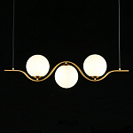 Люстра подвесная светодиодная Jagna 2 Gold and White варинант исполнения - 1 | Loft Concept в Краснодаре