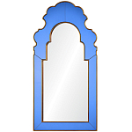 Настенное зеркало в синей зеркальной раме Filibert Mirror варинант исполнения - 1 | Loft Concept в Краснодаре