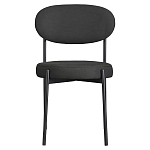 Стул мягкий Alfie Chair черный варинант исполнения - 1 | Loft Concept в Краснодаре