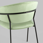 Стул в велюре фисташкового цвета Horizon варинант исполнения - 7 | Loft Concept в Краснодаре