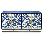 Буфет в гостиную с инкрустацией Bone Inlay Deco Sideboard - Orleans ZEBRA варинант исполнения - 4 | Loft Concept в Краснодаре