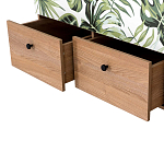 Шкаф с принтом Floral notes варинант исполнения - 3 | Loft Concept в Краснодаре