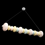 Подвесной светильник светодиодный горизонтальный в виде ожерелья из пастельных сфер Pastel Lunaria Horizon  варинант исполнения - 3 | Loft Concept в Краснодаре