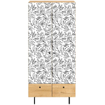 Шкаф с принтом Floral notes варинант исполнения - 2 | Loft Concept в Краснодаре
