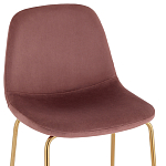 Барный стул на золотистых ножках VENDRAMIN Pink варинант исполнения - 6 | Loft Concept в Краснодаре