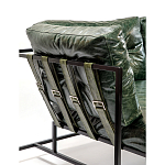Диван Лофт Натуральная Винтажная кожа Зеленый Two Seat Encounter Leather Sofa варинант исполнения - 5 | Loft Concept в Краснодаре