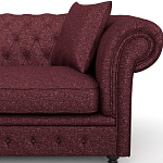 Мебельная ткань Шенилл бордовый цвет 138 см T4-38 варинант исполнения - 8 | Loft Concept в Краснодаре