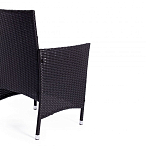 Обеденный комплект из искуственного ротанга Vintara черный варинант исполнения - 2 | Loft Concept в Краснодаре