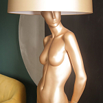 Лампа MANNEQUIN LAMP с абажуром женственность в деталях варинант исполнения - 9 | Loft Concept в Краснодаре