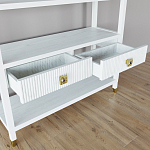 Стеллаж с двумя ящиками Elsa Dreams White варинант исполнения - 3 | Loft Concept в Краснодаре