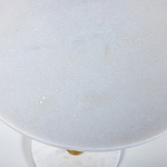 Кофейный столик с белой мраморной столешницей Clipper варинант исполнения - 2 | Loft Concept в Краснодаре