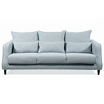 Диван Seldon с мягкими подушками голубое букле варинант исполнения - 7 | Loft Concept в Краснодаре